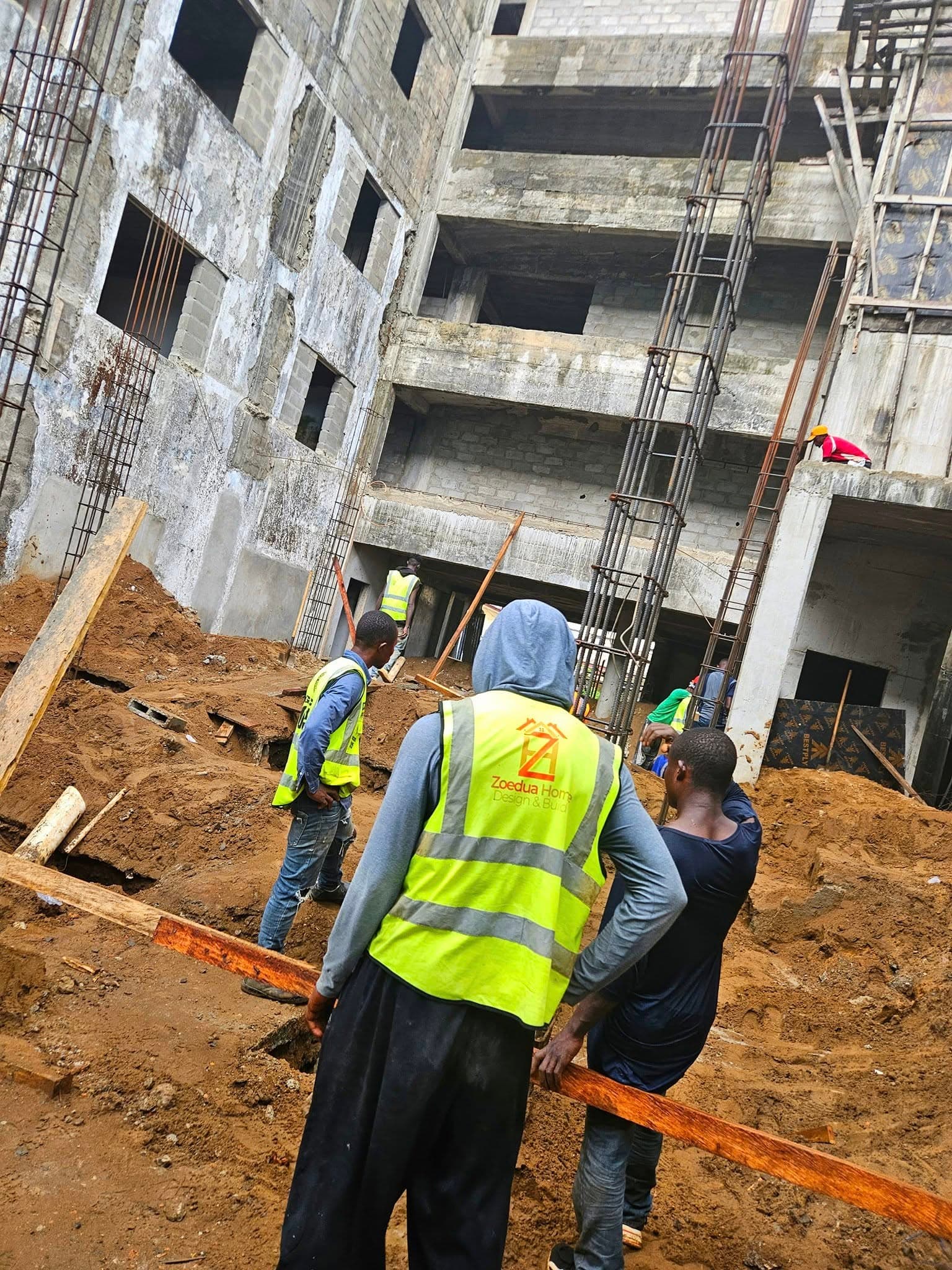 The Thompson Residence — construction